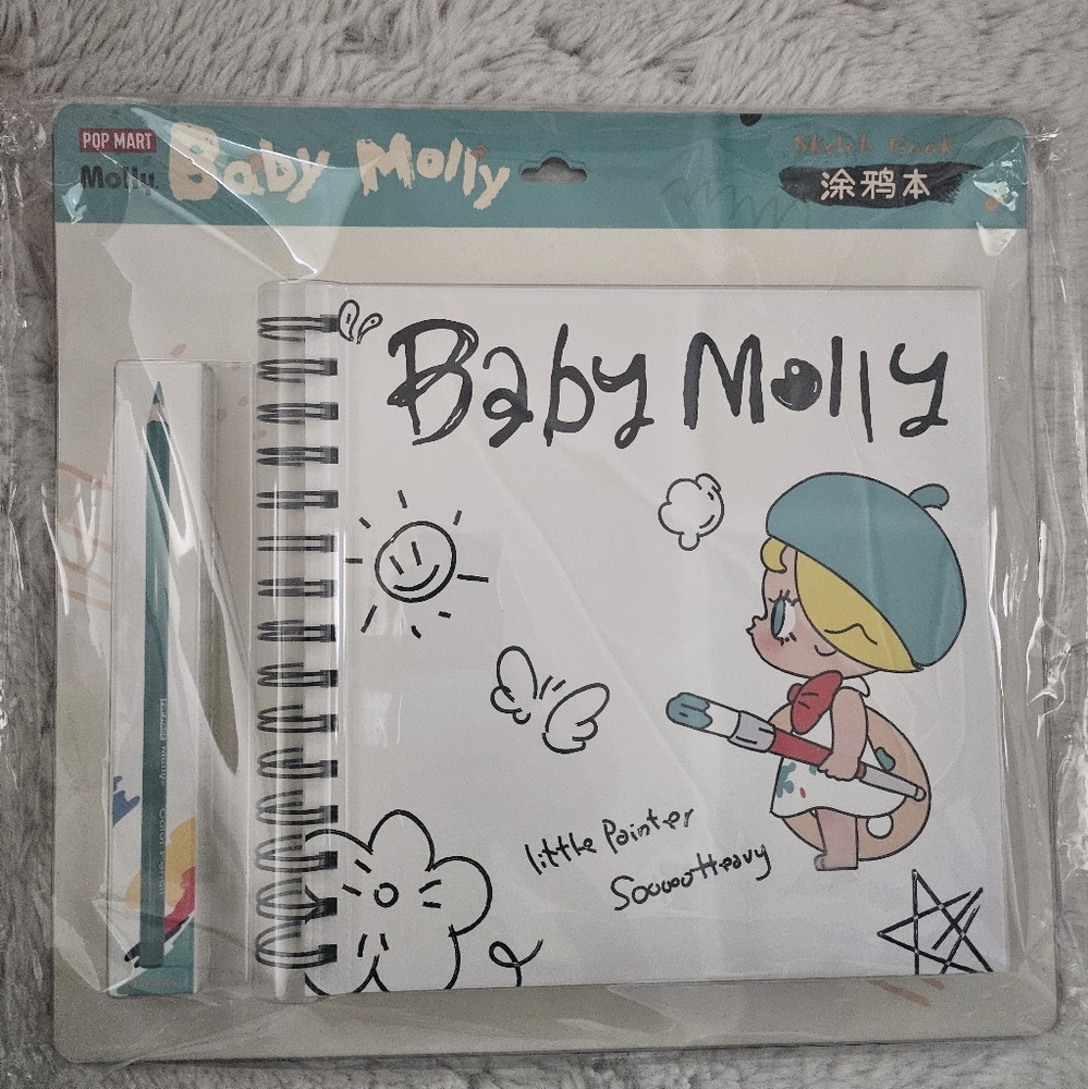 Popmart baby molly notebook
